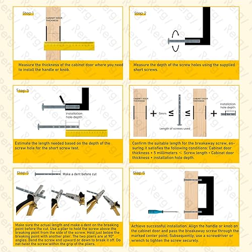 Miniatura 4 de Rergy - Paquete de 10 tiradores negros para gabinete de cocina, manijas de cajones para cómoda, tirador de borde de dedo de 3 pulgadas para gabinete