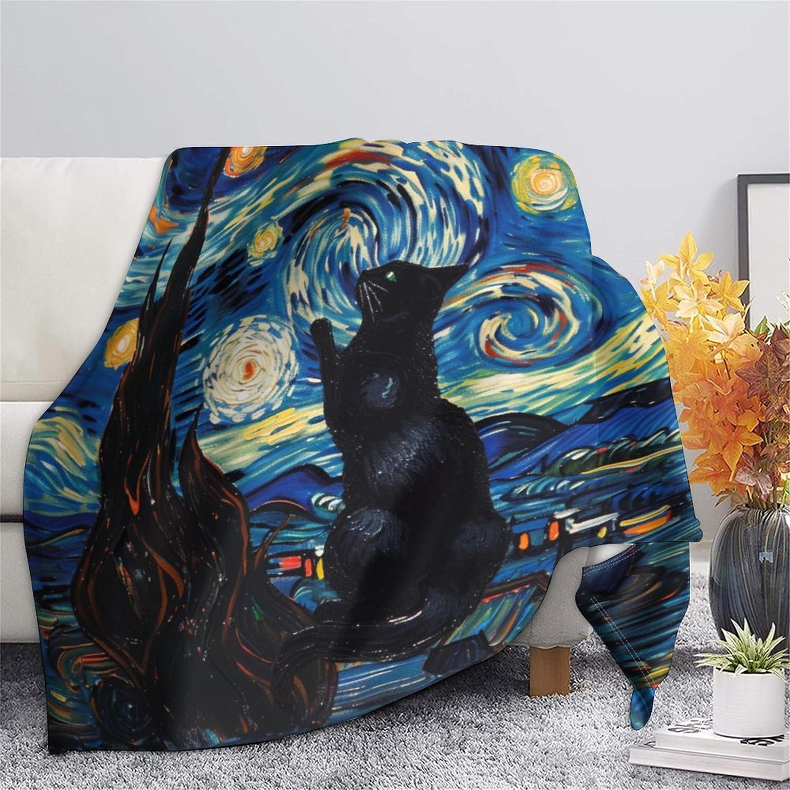Coperta morbida in pile di flanella, ideale come regalo di compleanno per amici, familiari, regalo di Natale per amici e partner, coperta natalizia per divano e letto, 150 x 200 cm