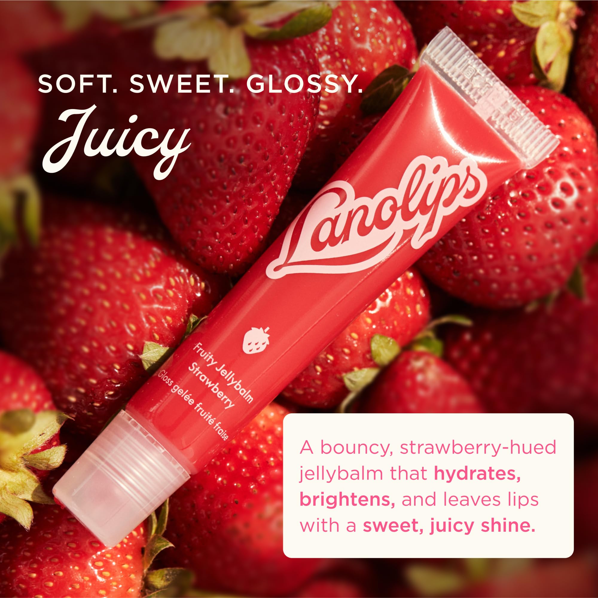 Amazon.com : Lanolips Fruity Jellybalm - Tinted Lip Balm to Deepen