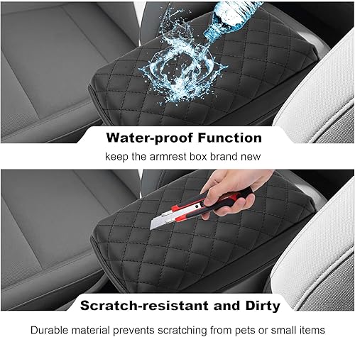 Vista 130 de YEE PIN Civic - Funda para reposabrazos Civic de 10ª generación, tapas para reposabrazos Civic Thenice para 10ª generación Civic 2018-2021, cubierta