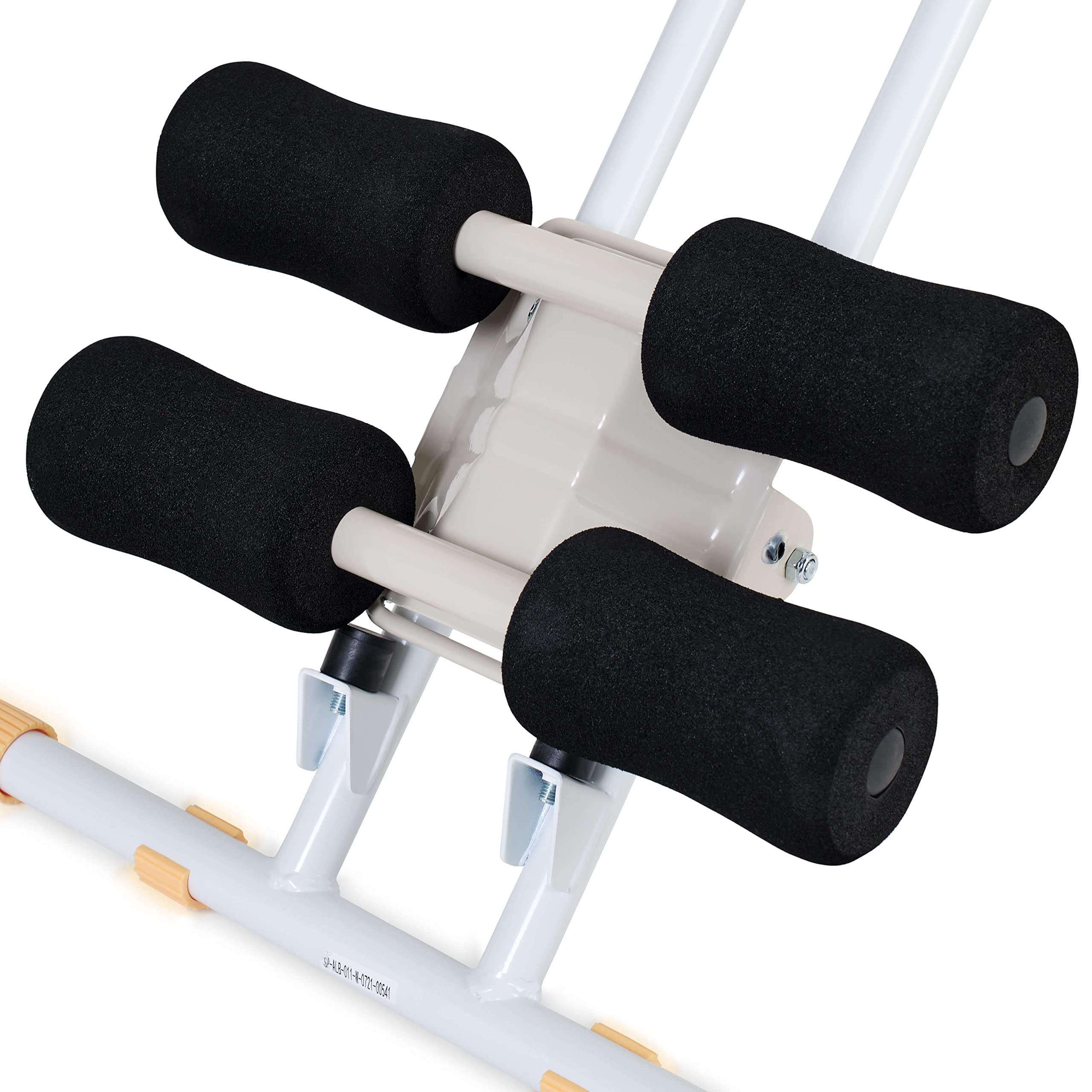 SportPlus | panca per addominali da casa, pieghevole e salvaspazio, supporti imbottiti, allena addominali e schiena, fino a 100 kg