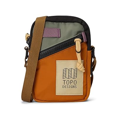 Topo Designs Mini Shoulder Bag Cross Body Handbags Beetle/Spice, Nylon