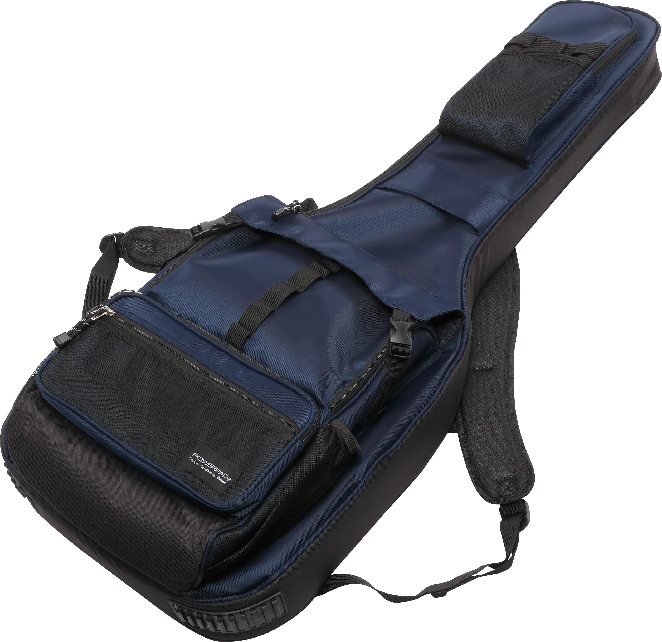 Ibanez IGB651-NB Powerpad Funda de Transporte para Guitarra Eléctrica - Funda Blanda Ligera Acolchada con Pared Lateral de protección, Bolsillos para Accesorios y Correas de Mochila Cómodas