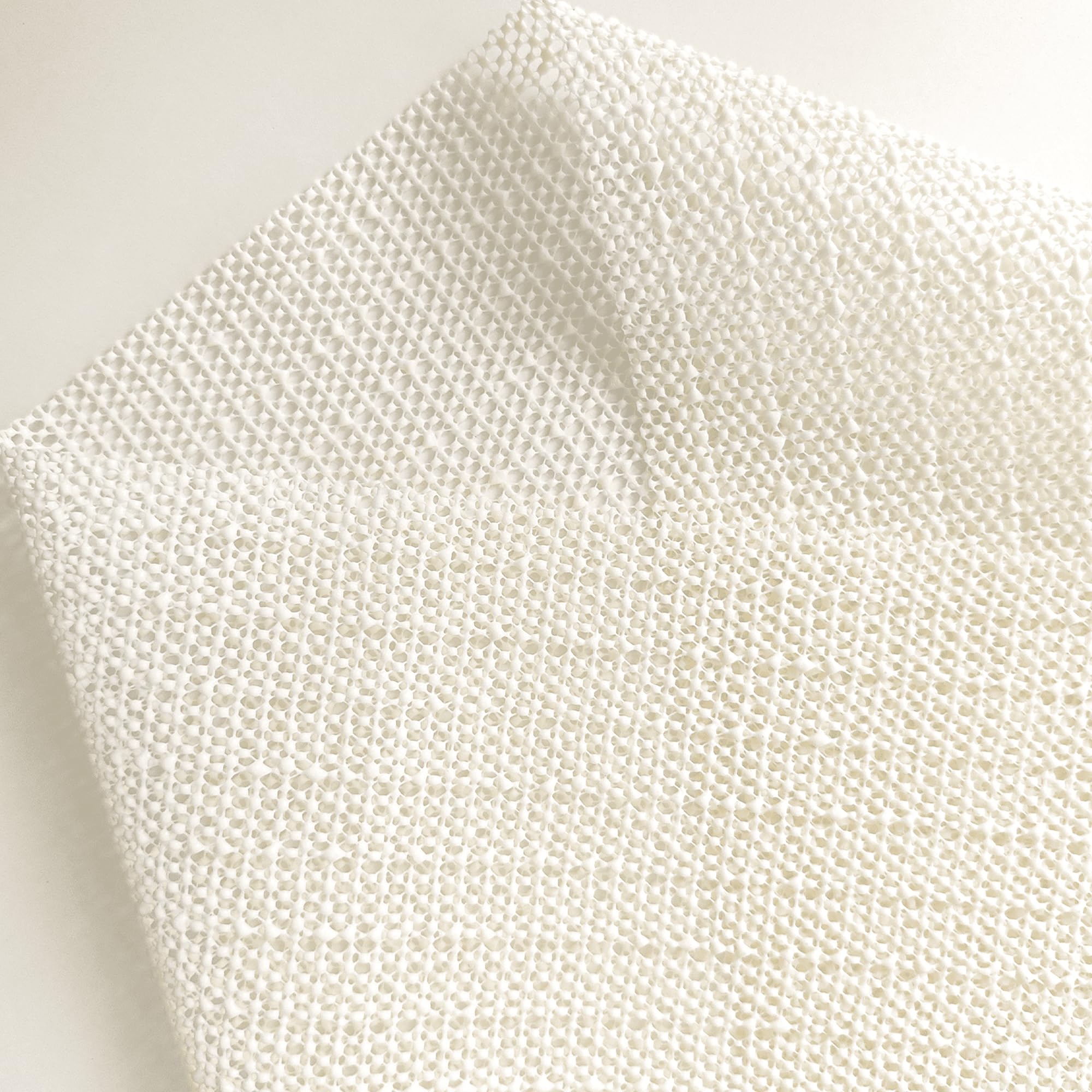 Teppich Antirutschunterlage 195 x 230 cm rutschfest Und Dünn Zuschneidbare Universalunterlage Waschbar Zuschneidbar für Glatt Und Teppichböden Lassen, cremefarben