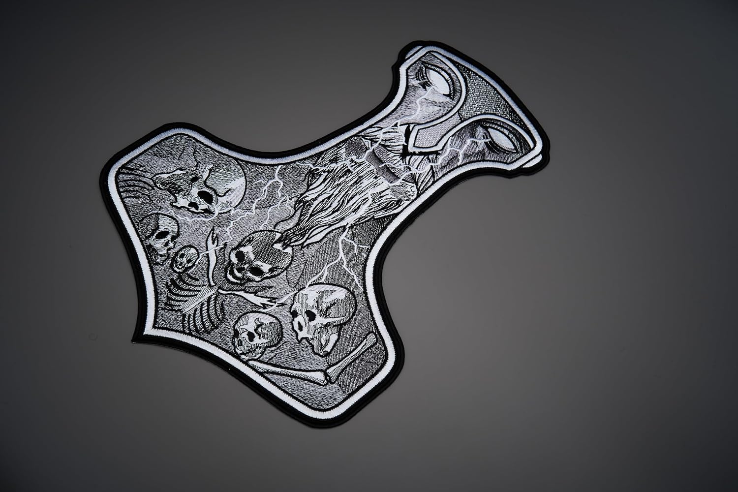 Thor's Hammer Mjollnir Viking Odin Valhalla / Iron-on / Sew on, Multicolor