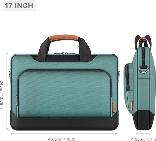 Miniatura 5 de DOMISO Funda para laptop de gran capacidad compatible con Dell XPSHP Gaming Pavilion 17  Chromebook 317Lenovo verde