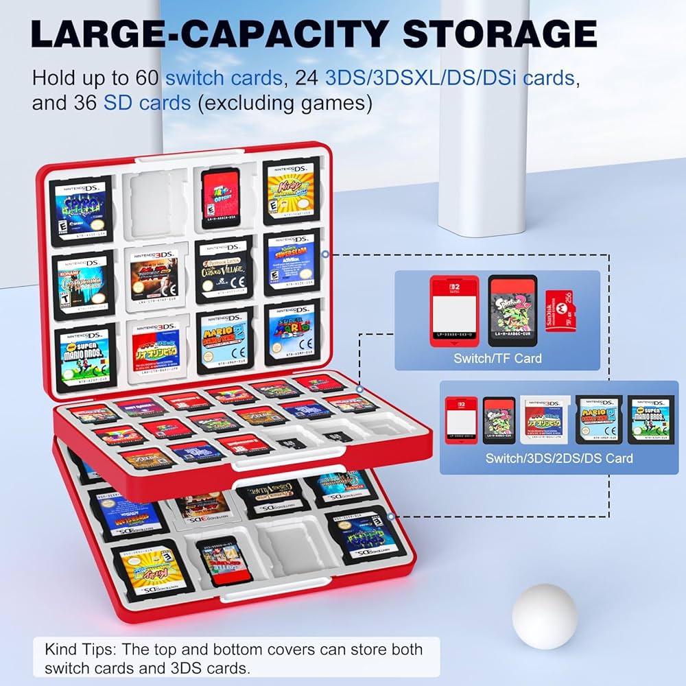 Amazon.com: MoKo 60 Game Card Case for Nintendo Switch 2 / Switch