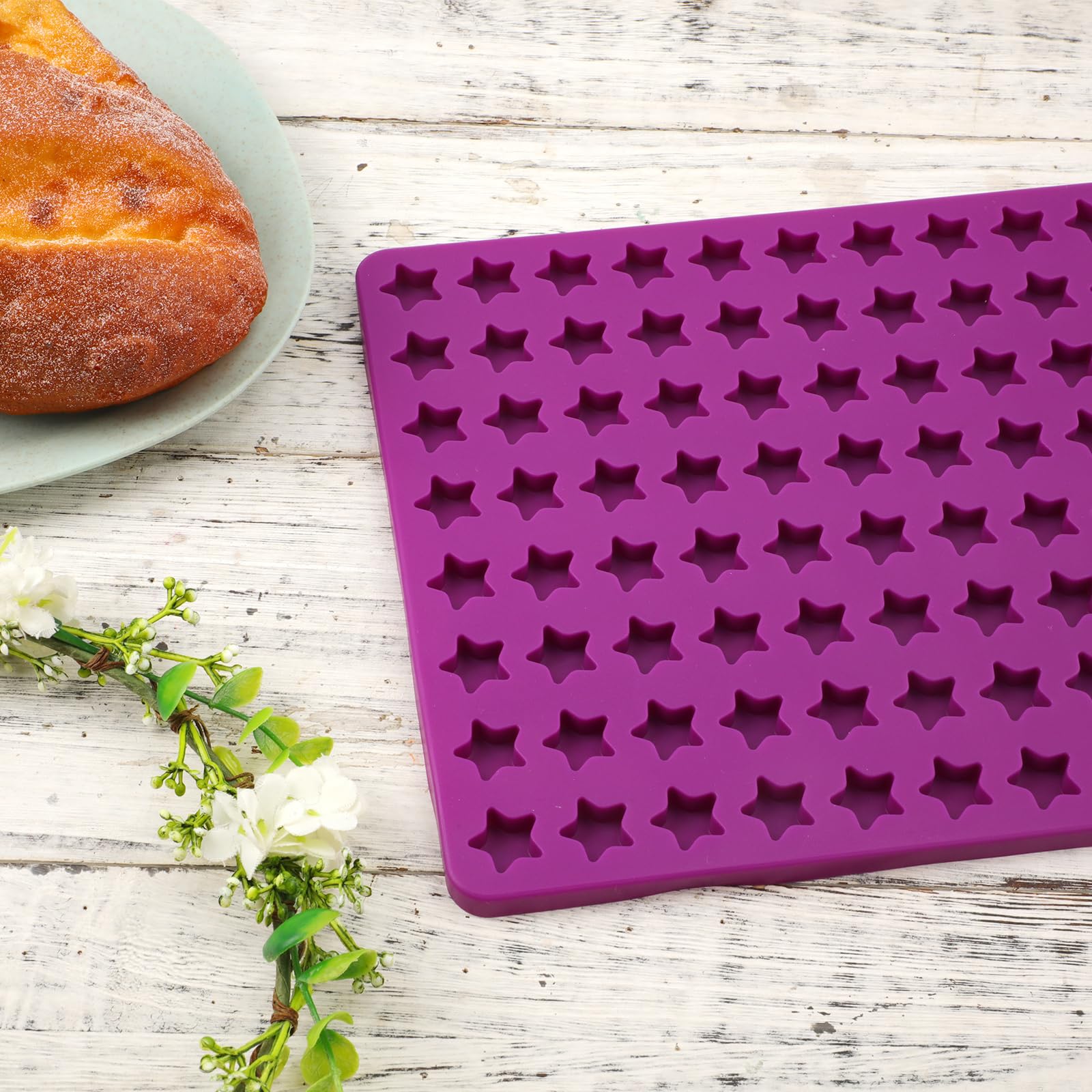 Stampi In Silicone A Forma Di Mini Stelle 112 Cavità Per Dolcetti Fatti