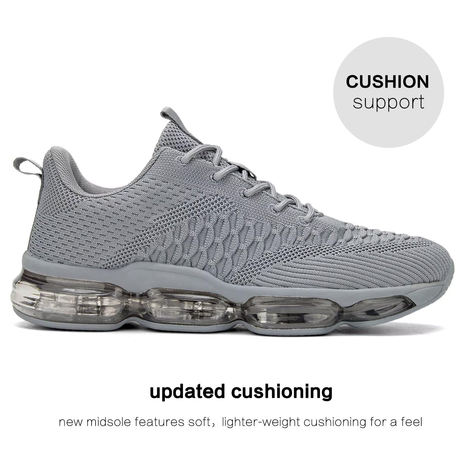 Zapatos Baskets à coussin d'air pour homme - Style décontracté et respirant - Pour la marche, le tennis, la gym, le sport