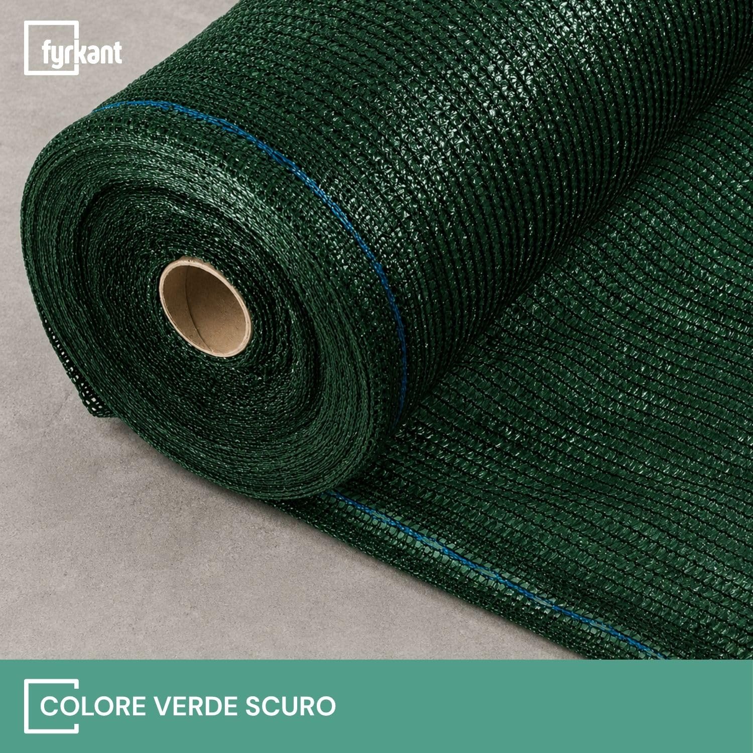 Rete Telo Ombra Ombreggiante Frangivista Frangisole Verde Oscurante per Recinzione e Giardino - Varie Misure