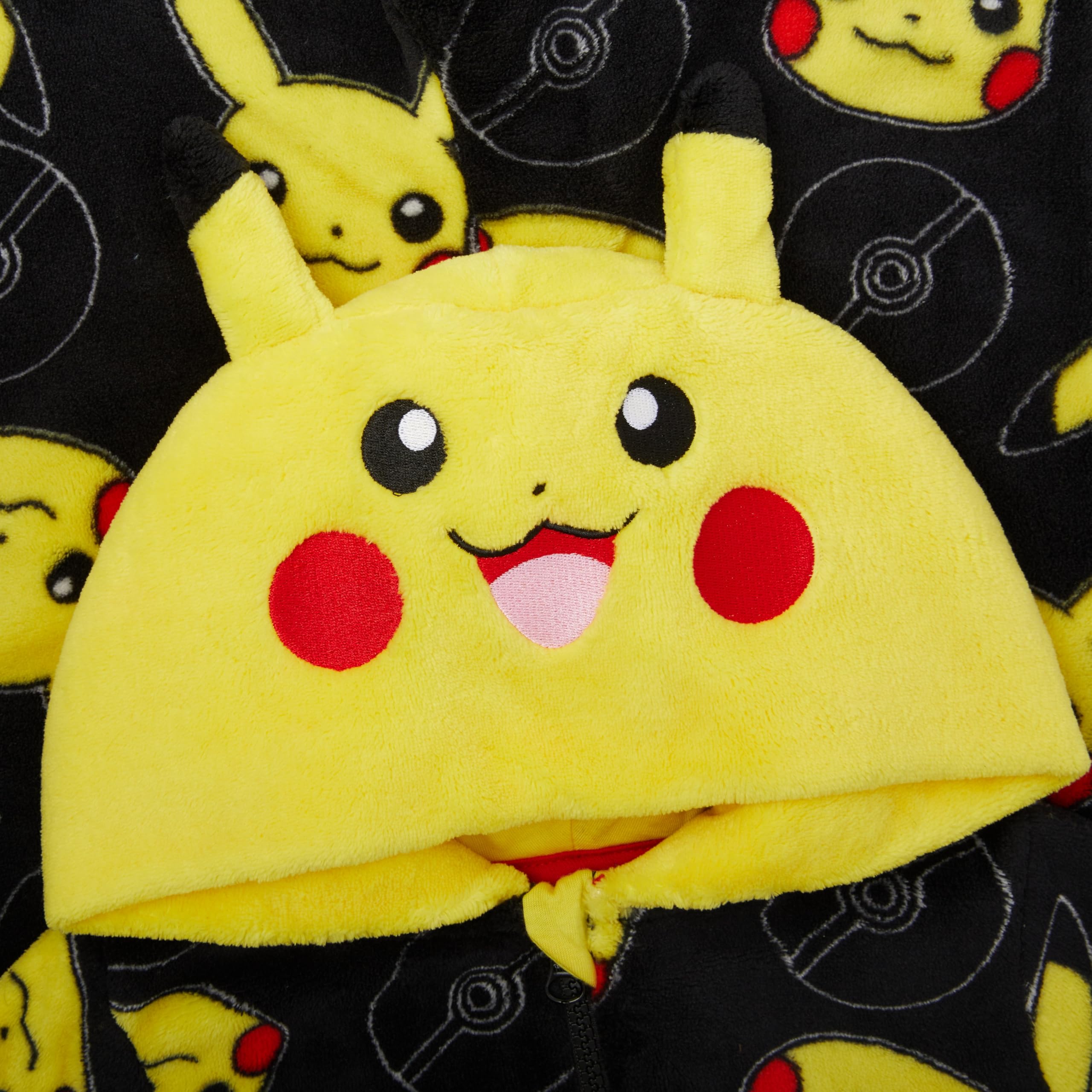 Pokémon Mono con Capucha para niños o niñas, Pijama Todo en uno, Pikachu, Charmander, Gengar, Squirtle, Snorlax o Eevee, Edad de 3 a 12 años