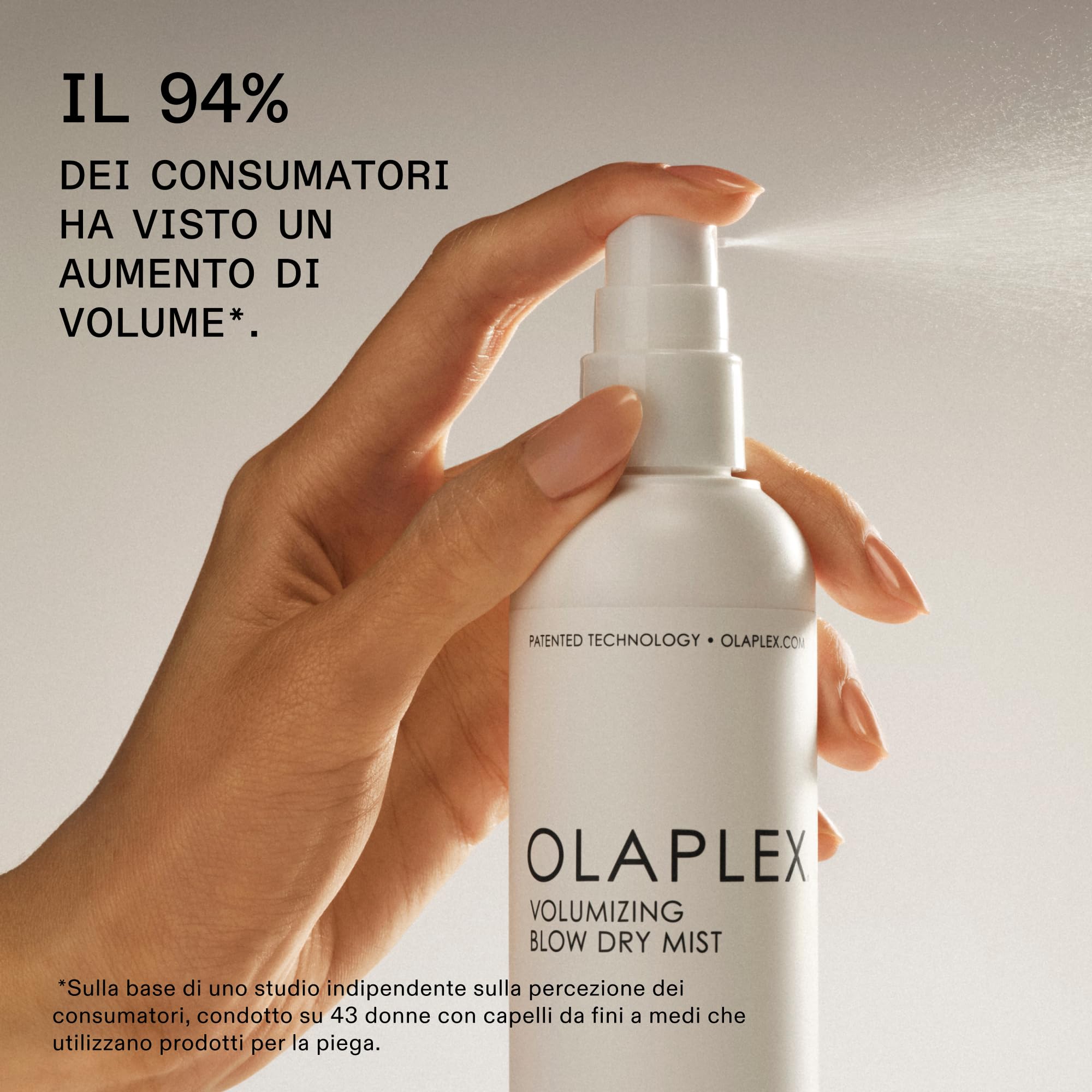 Olaplex Spray Volumizzante Per Asciugatura, Lacca Per Capelli Per Aggiungere Volume E Consistenza, Trattamento Per Capelli Styling Senza Risciacquo, Per Tutti I Tipi Di Capelli, 150ml