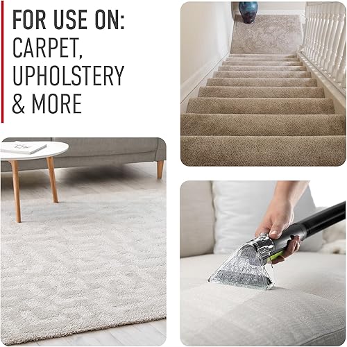 Miniatura 4 de Hoover Prime Professional - Solución limpiadora de alfombras, 50 onzas, aroma Ocean Breeze, potente solución de champú para alfombras, elimina las