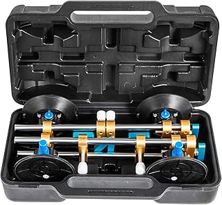 Nie Seam Setter with 6-Inch Vacuum Suction Cup Seamless Seam Setter 153 MM Stone Seam Setter 2 Pcs Professional Countertop Installation Tool for Seam Joining & Leveling of Granite Stone Marble