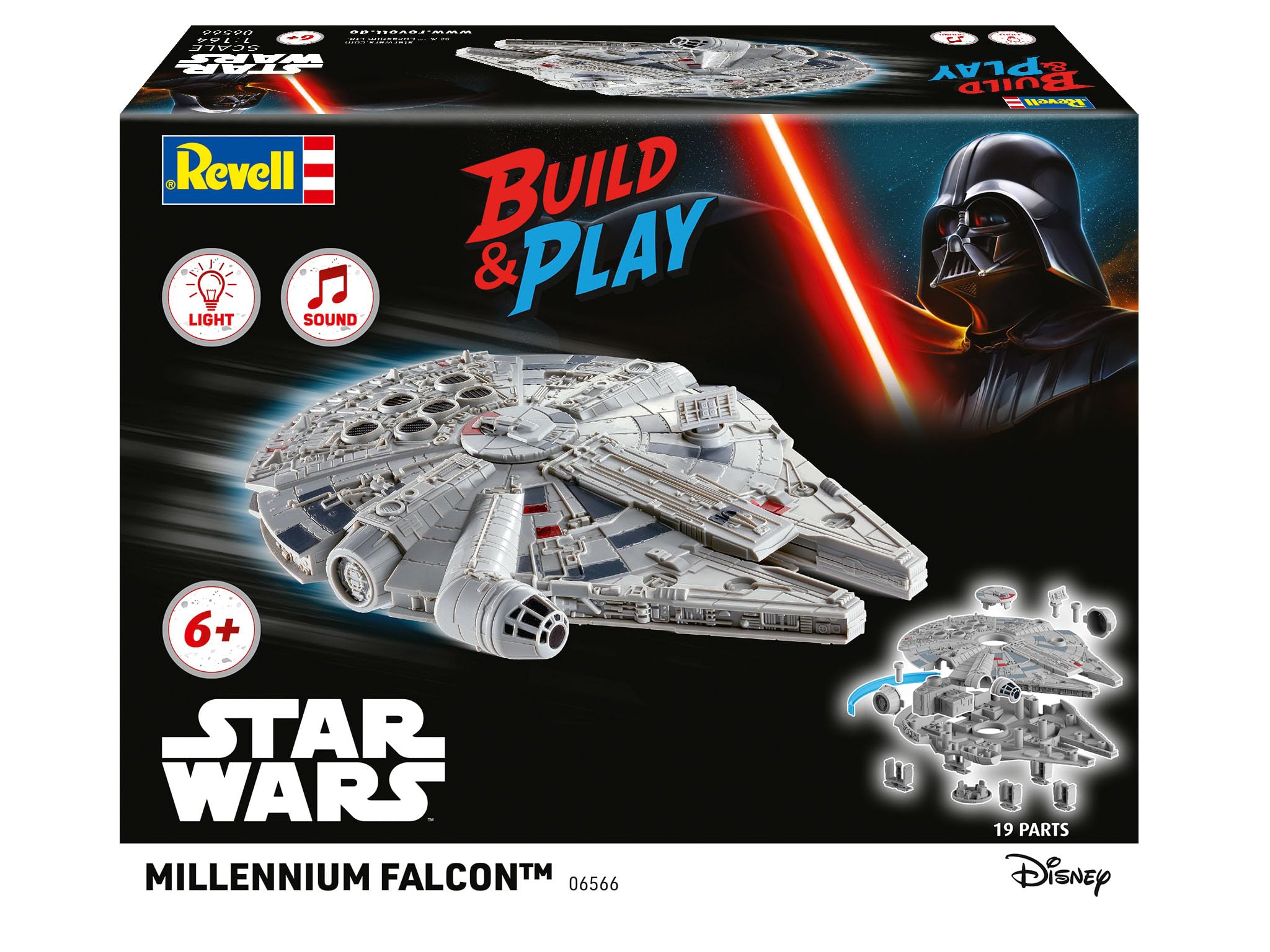 Revell Modellbau Millennium Falcon (Luce/Suono): Costruisci e Gioca