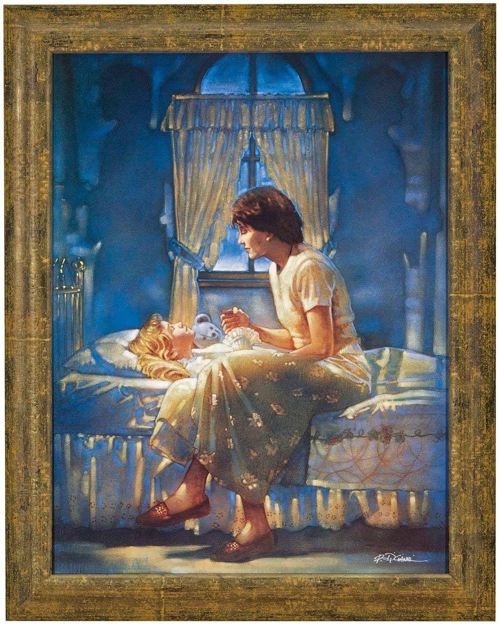 Amazon.com: Ron DiCianni ANGELS UNSEEN Canvas on board Framed CHRISTIAN ...
