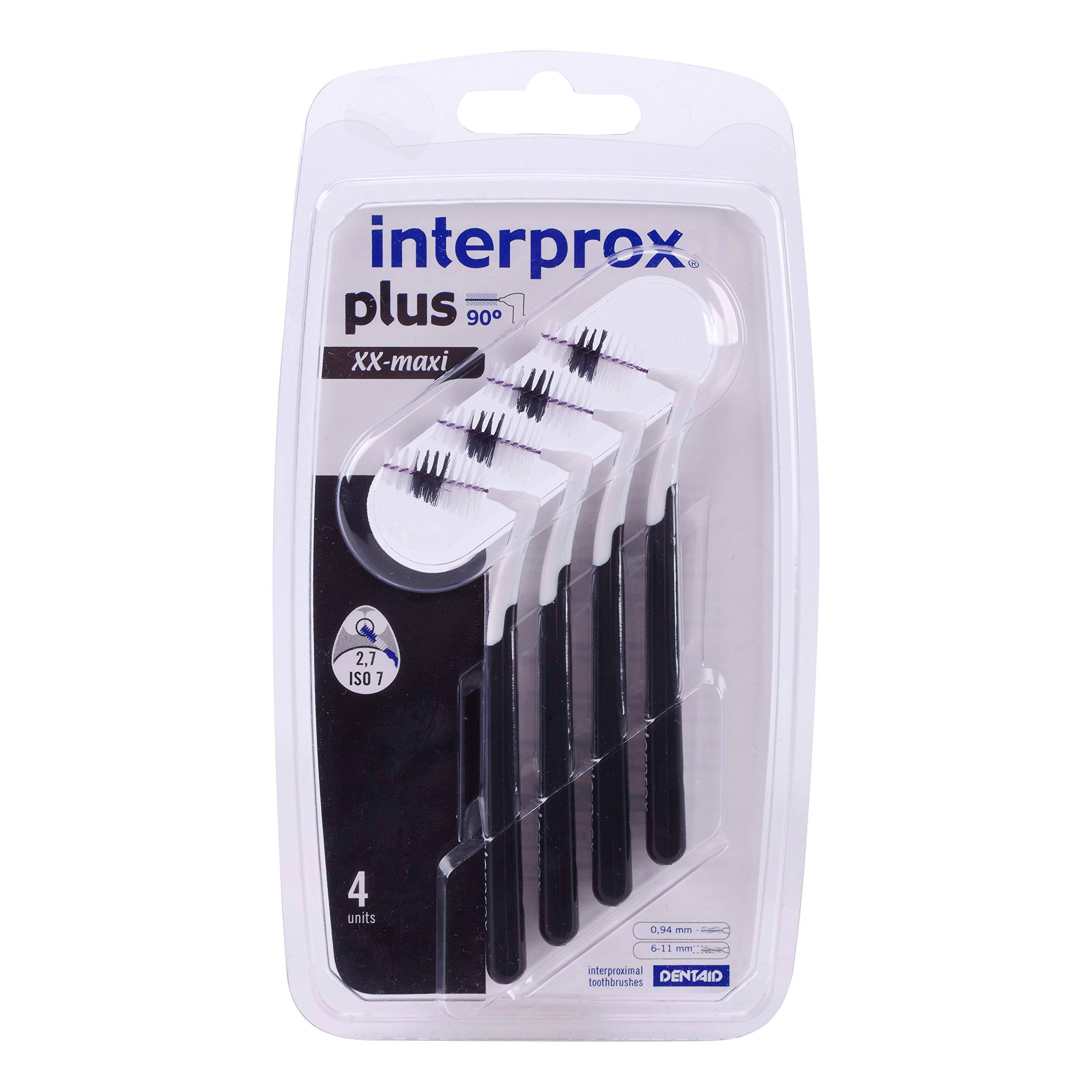 InterproxPlus XX Maxi Black Interdental 4 Brush (6)