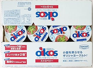 #583076 DANONE OIKOS ダノン オイコス ヨーグルト ストロベリー はっ酵乳 1320g(110g×12ヶ)