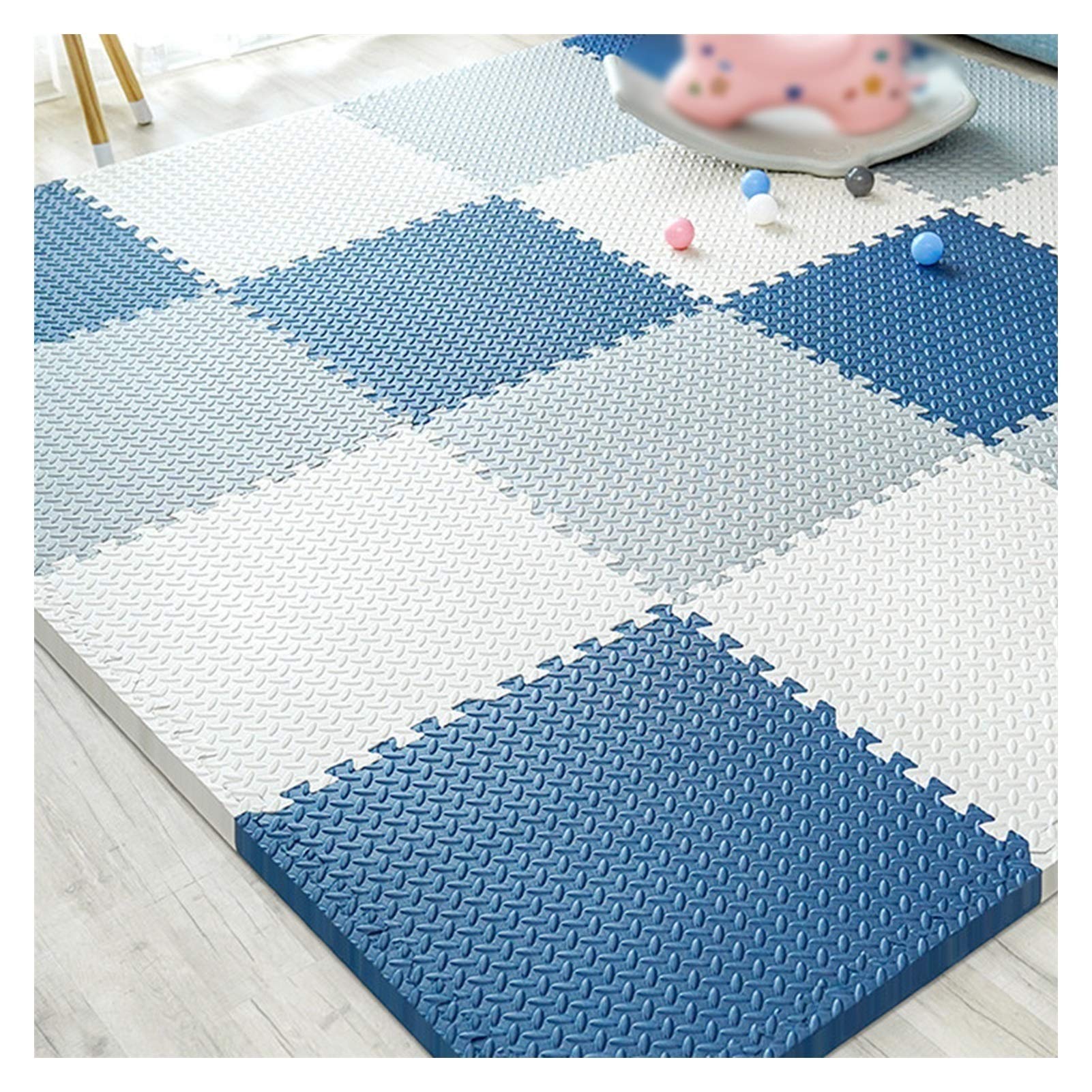 ALGFree Living Room Kids Playmat Interlocking Floor Foam Mat for Yoga Exercise Gym Gymnastic Childrens Bed Room Soft