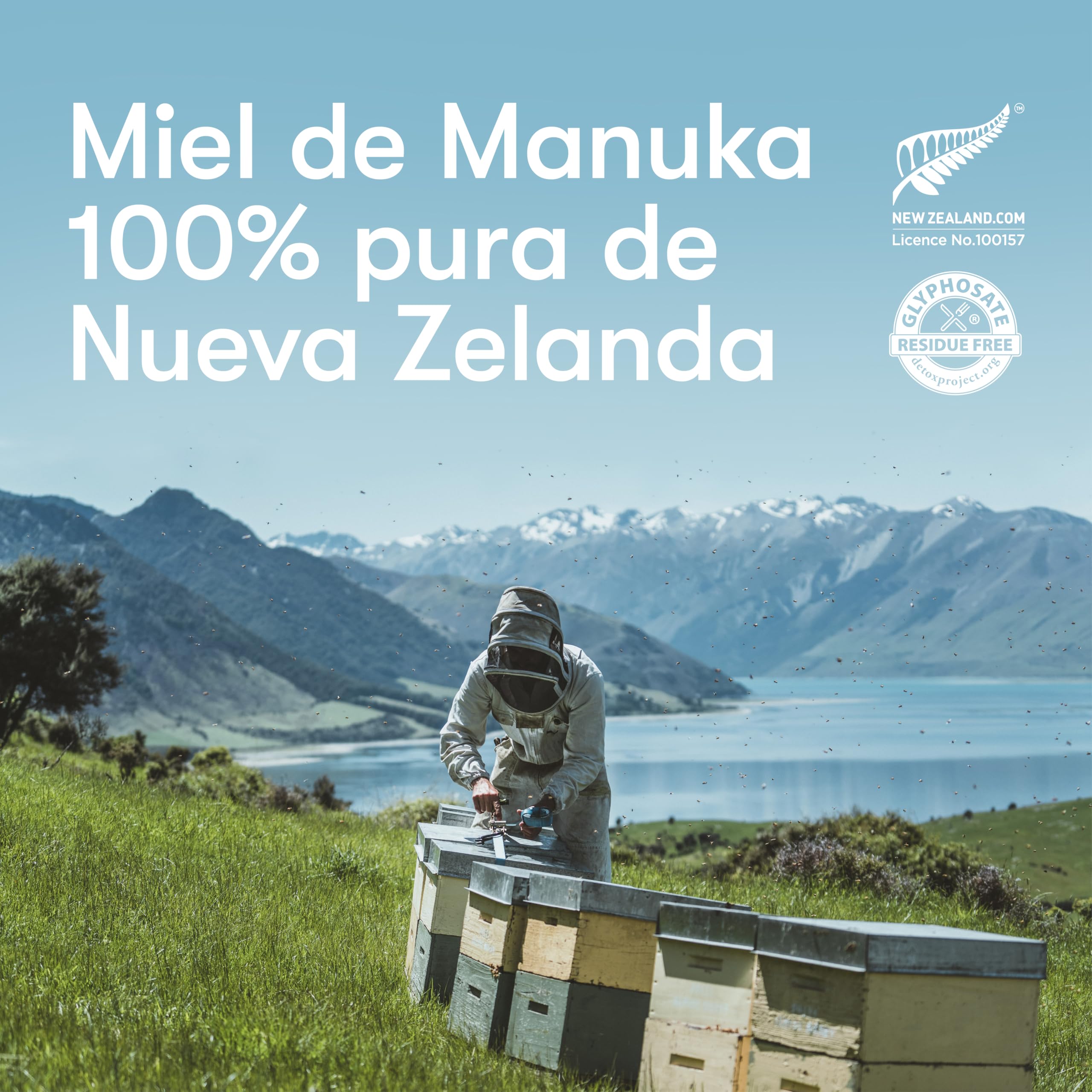 New Zealand Honey Co. Miel de Manuka MGO 400+ | Nueva Zelanda Miel 100% Pura y Saludable | 500g