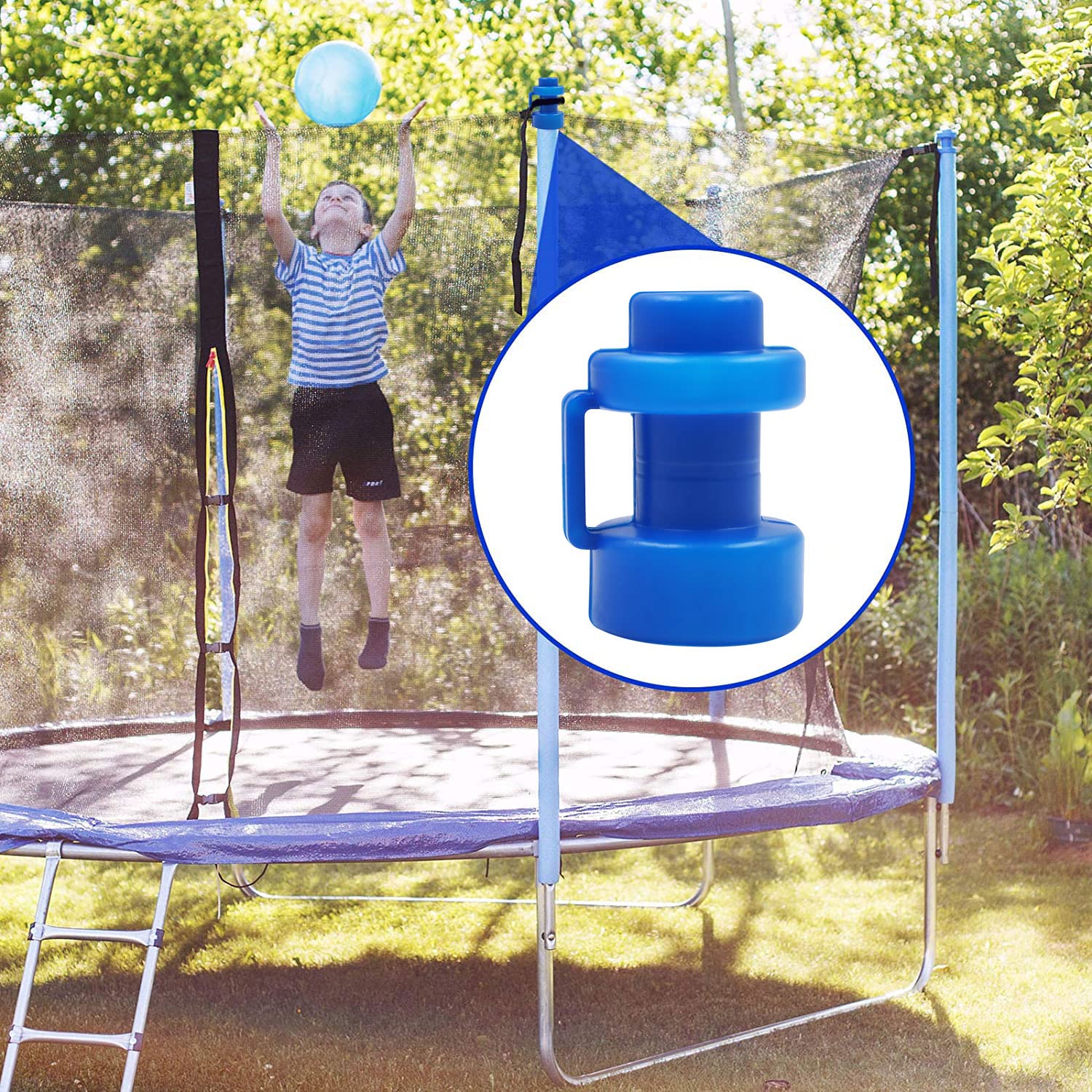 8 Cappucci Per Pali Del Trampolino HANABASS - Coperture In Plastica Per Aste, Per Fissare La Rete Di Sicurezza - Adatti A Tutti I Modelli - 5