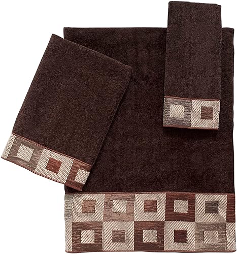 Avanti Linens - Juego de toallas de 3 piezas, toallas de algodón suaves y absorbentes (colección de recisiones)