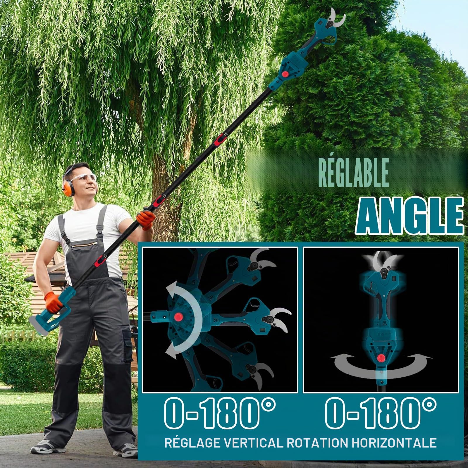 Sécateur télescopique 2 en 1 Makita 18 V
