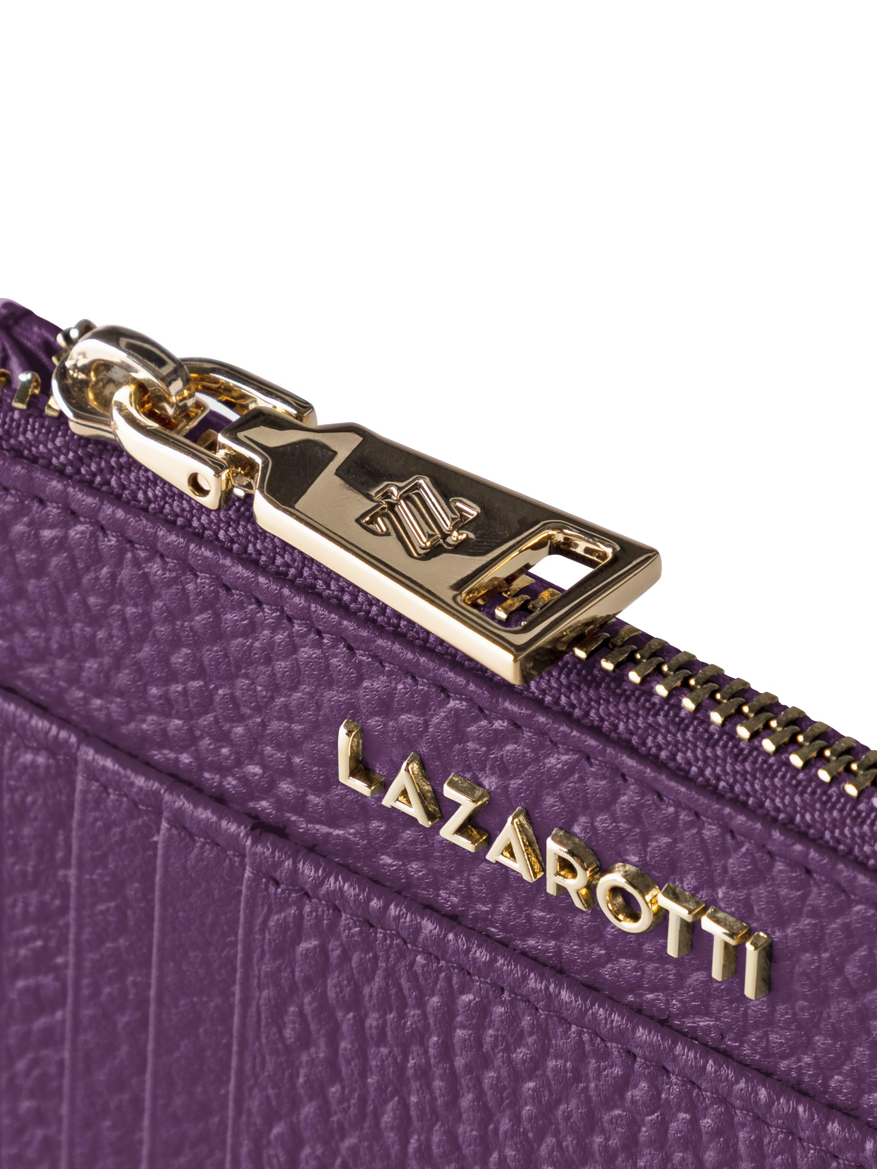 Lazarotti Artykuł główny LZ03038+LZ03039, purpurowy, Geldetui mit Airtag Fach, Klasyczny