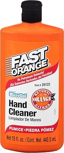 Miniatura 4 de Permatex 25108Fast Naranja Piedra Pómez Loción Limpiador de mano, 7.5oz, 1 Galón, paquete de de 4, Anaranjado