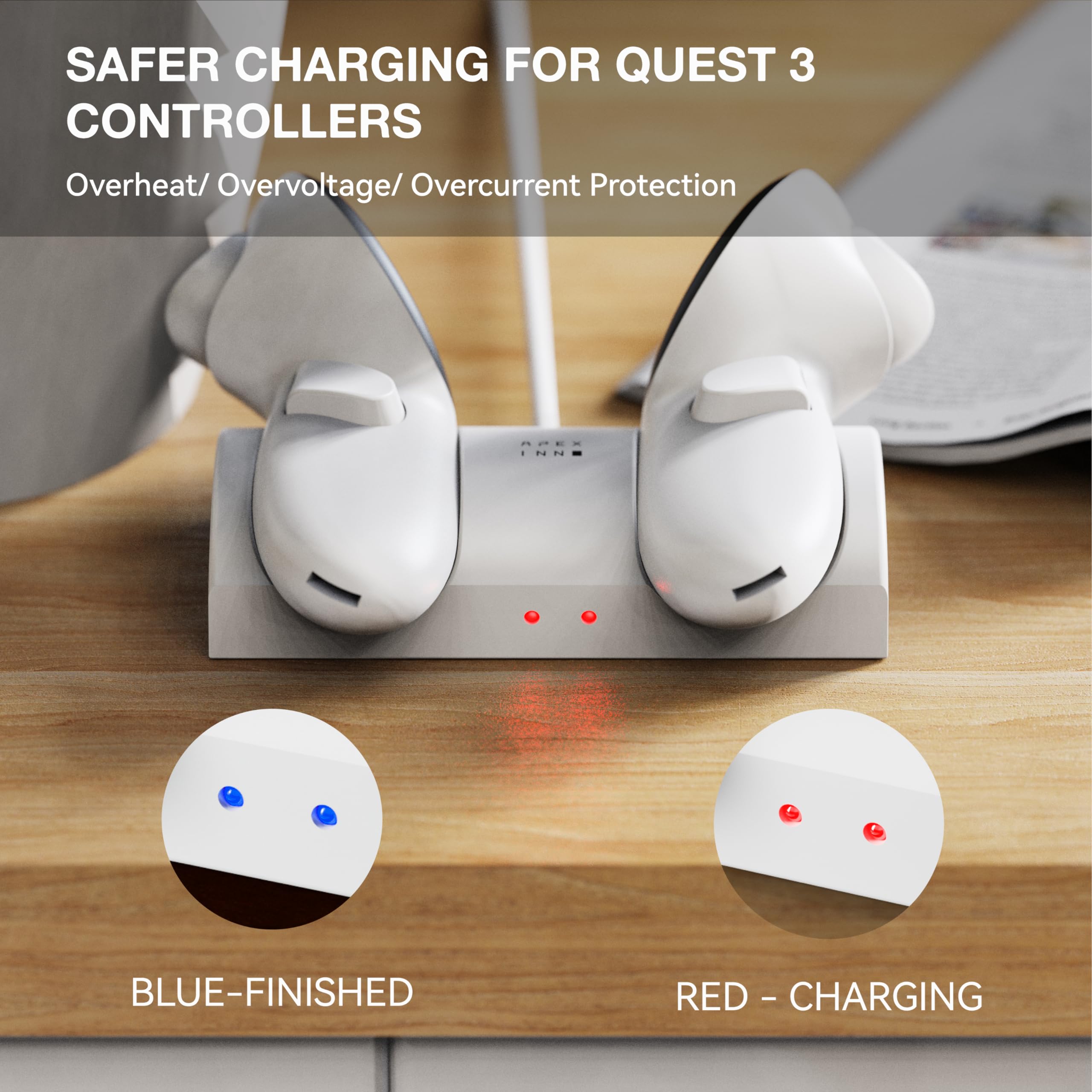  quest 3 128GB コントローラー 充電器とコード有。乾電池無 メタクエスト3などのVRコントローラーにおすすめ！USB充電電池