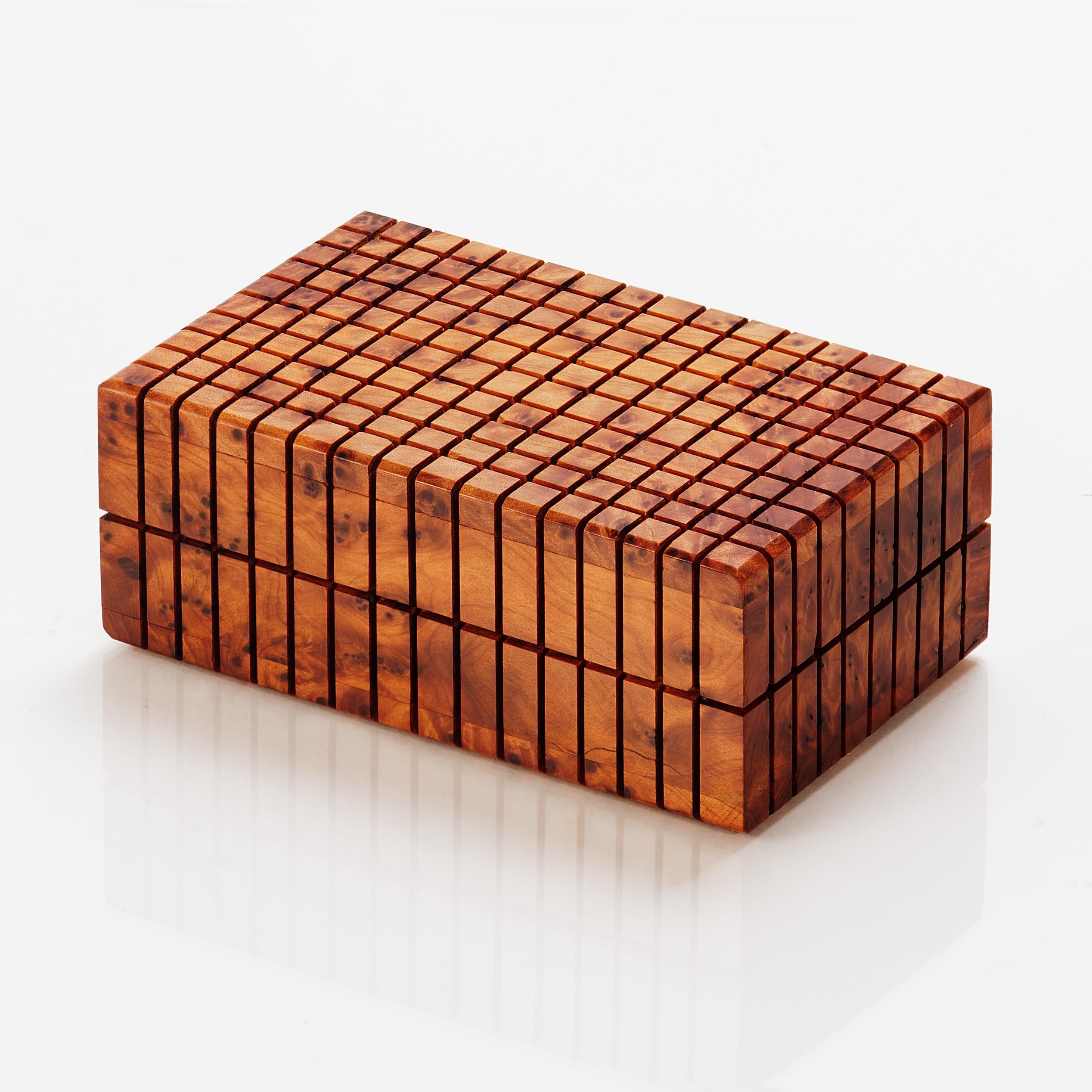 YEMMA GOODS Moroccan Handcrafted Thuya Wood Secret Hiden Key Hole