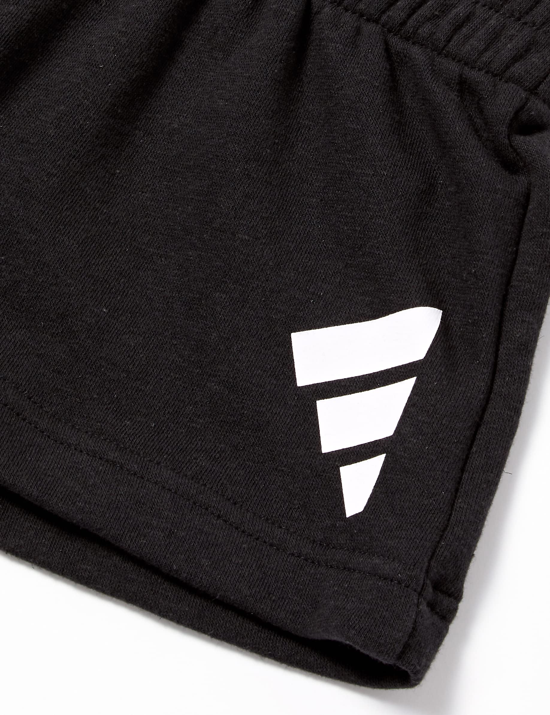 adidas Kinder Sweatshorts 3BAR Future Icons Black-White 170