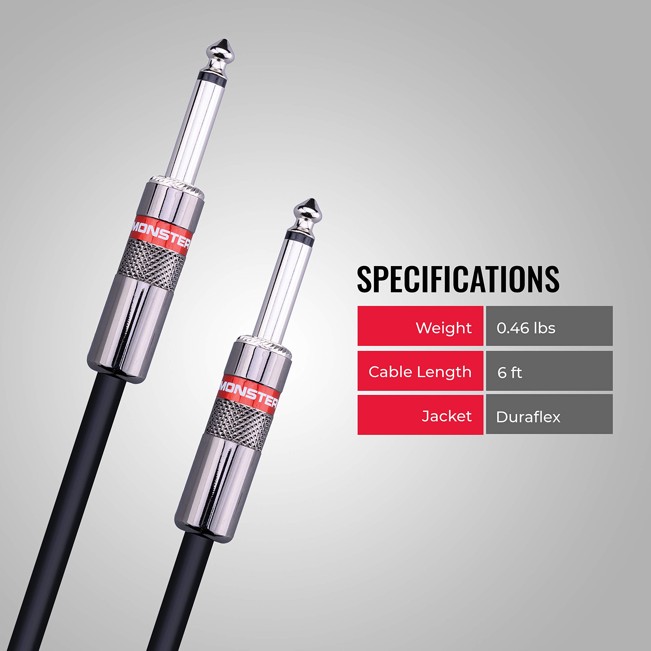 Amazon.com: Monster Cable Prolink Classic Speaker Cable 6 ft – 1/4