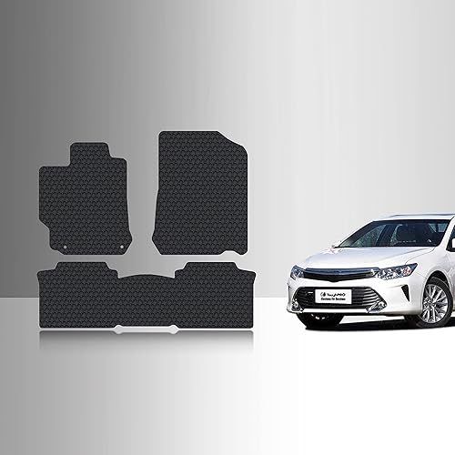 TOUGHPRO Juego de accesorios de alfombrillas (primera fila + 2ª fila) para Toyota Camry resistente para todo tipo de clima (fabricado en Estados