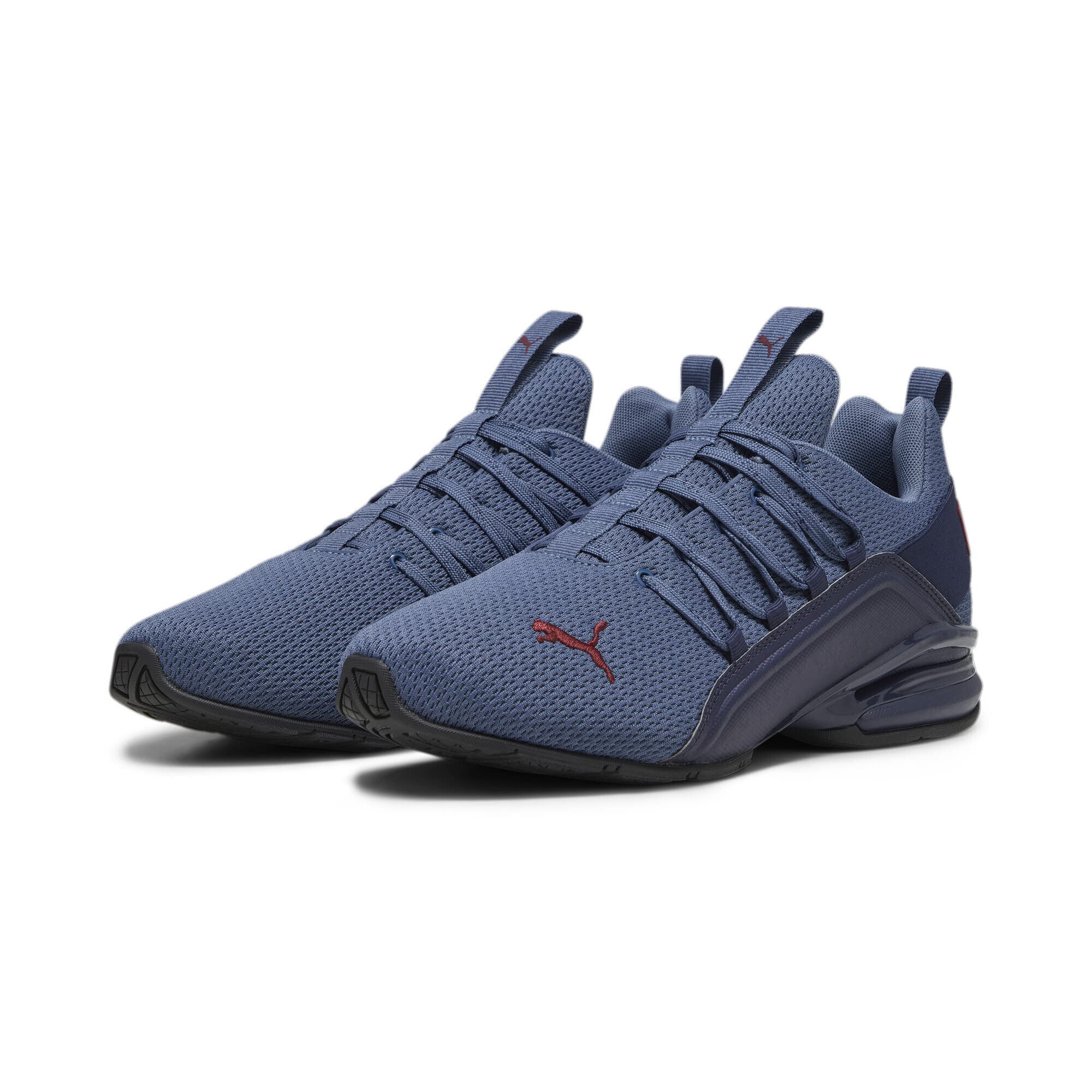 PUMA Herren Axelion Refresh Laufschuhe 44, Navy Inky Blue Dark Jasper Red