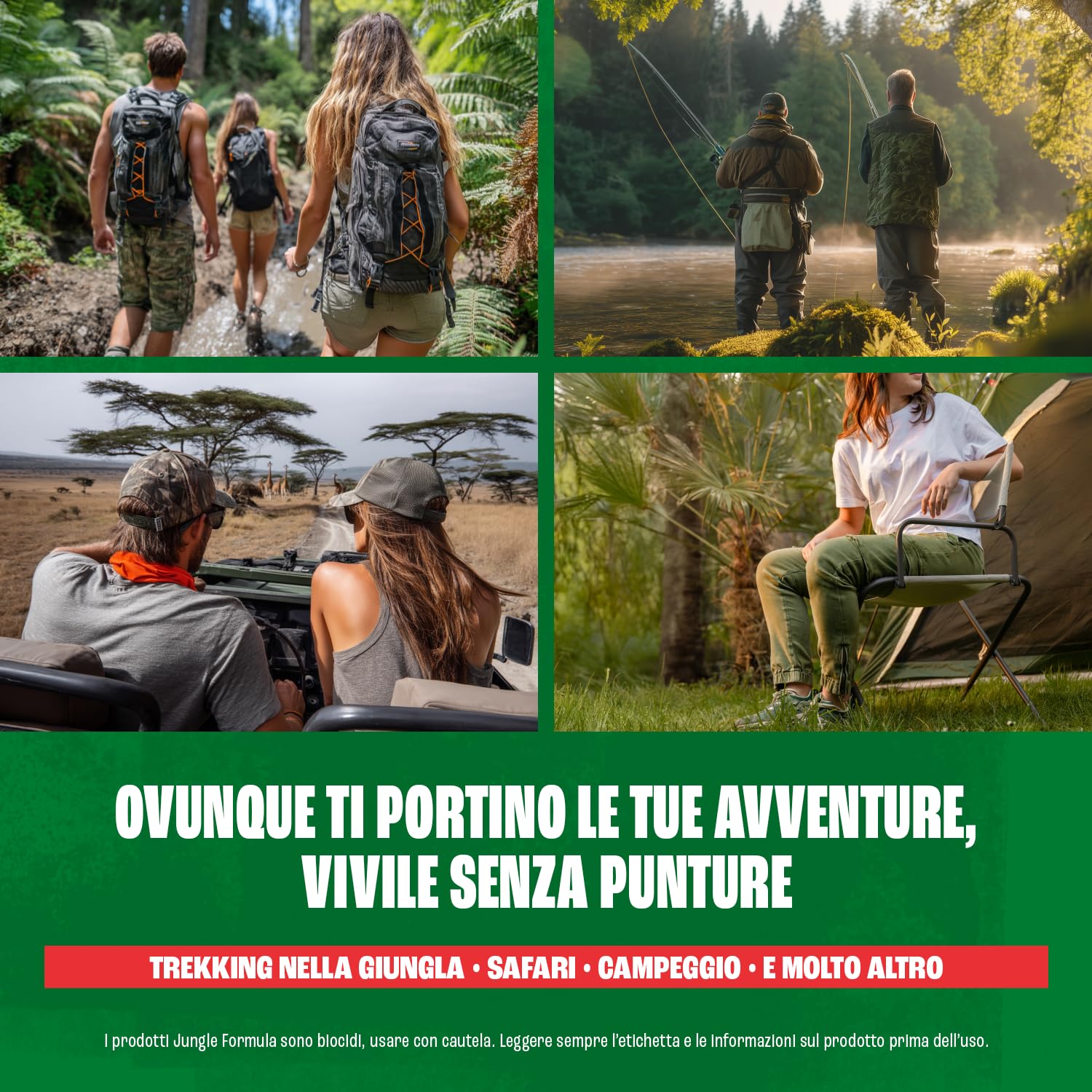 Jungle Formula Molto Forte Spray Repellente antizanzare - Fino a 9 ore di protezione - Zanzare, zecche, insetti aggressivi - Deet 50% - Condizioni estreme, viaggi tropicali e zone infestate - 75 ml