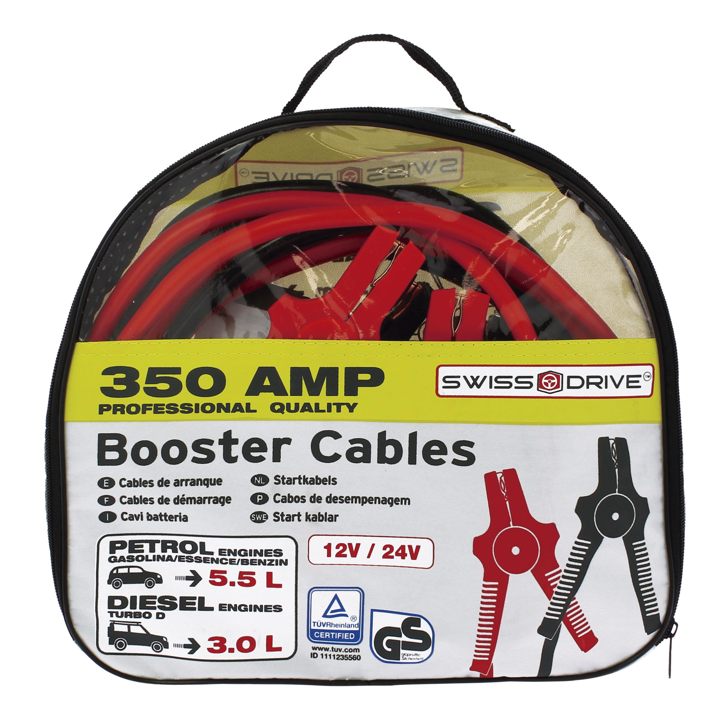 SUMEX Jump Lead Booster Cables Professional Plus 350 Amp