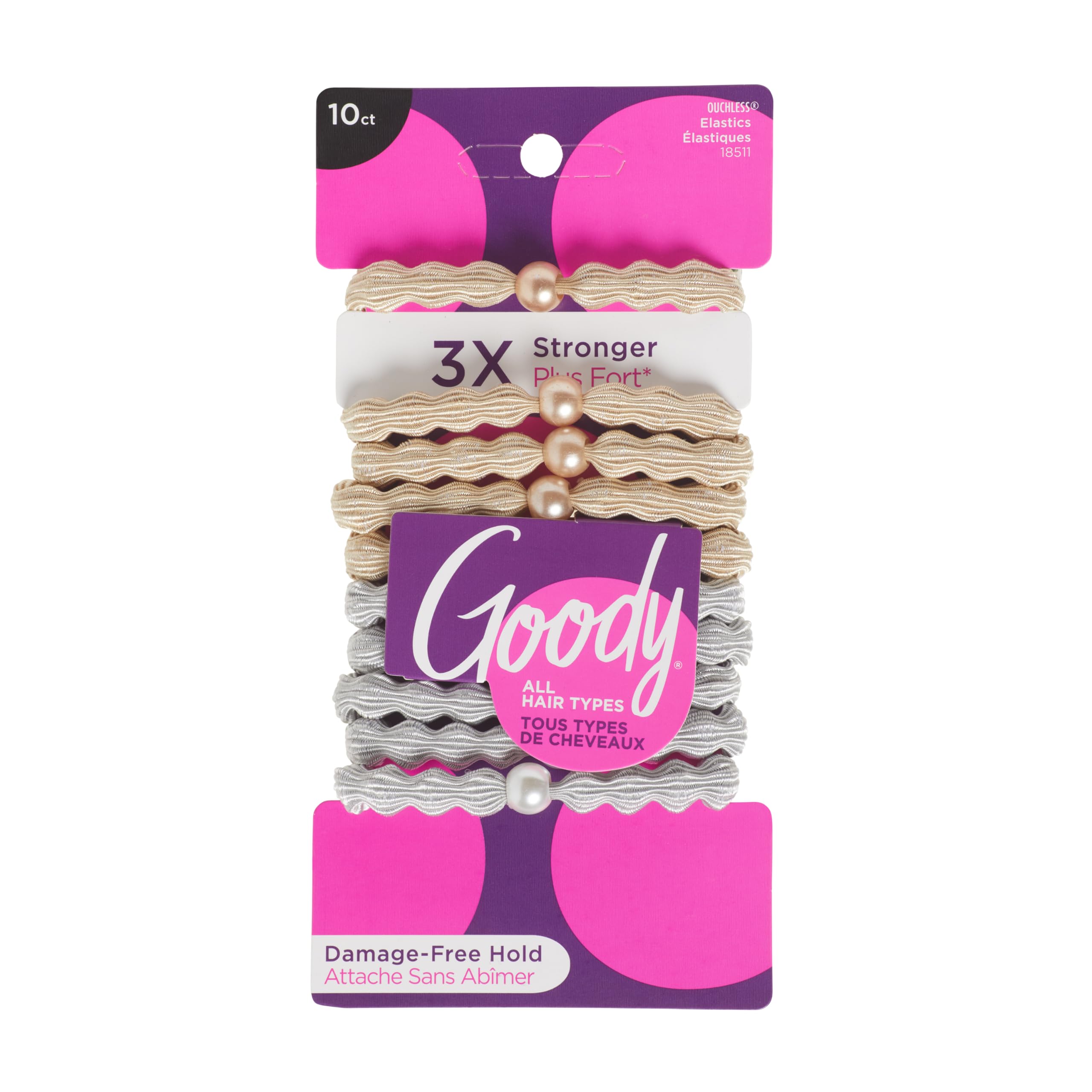 Goody Ouchless Forever Hair Elastics