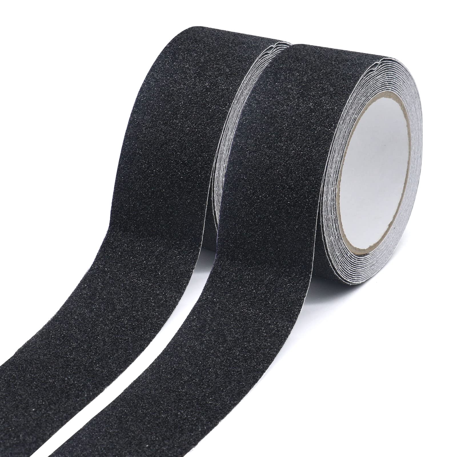 BOMEI PACK Ruban adhésif antidérapant 50 x 10 cm lot de 2 noir