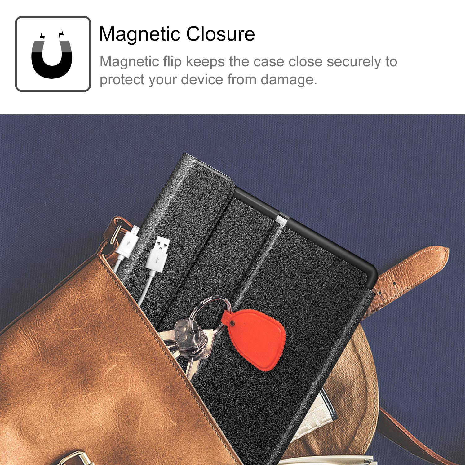 Coque Pour Microsoft Surface Go 4/3/2/1 - Étui Multifonctions Avec Support Intégré - Fermeture Magnétique - Noir - FINTIE