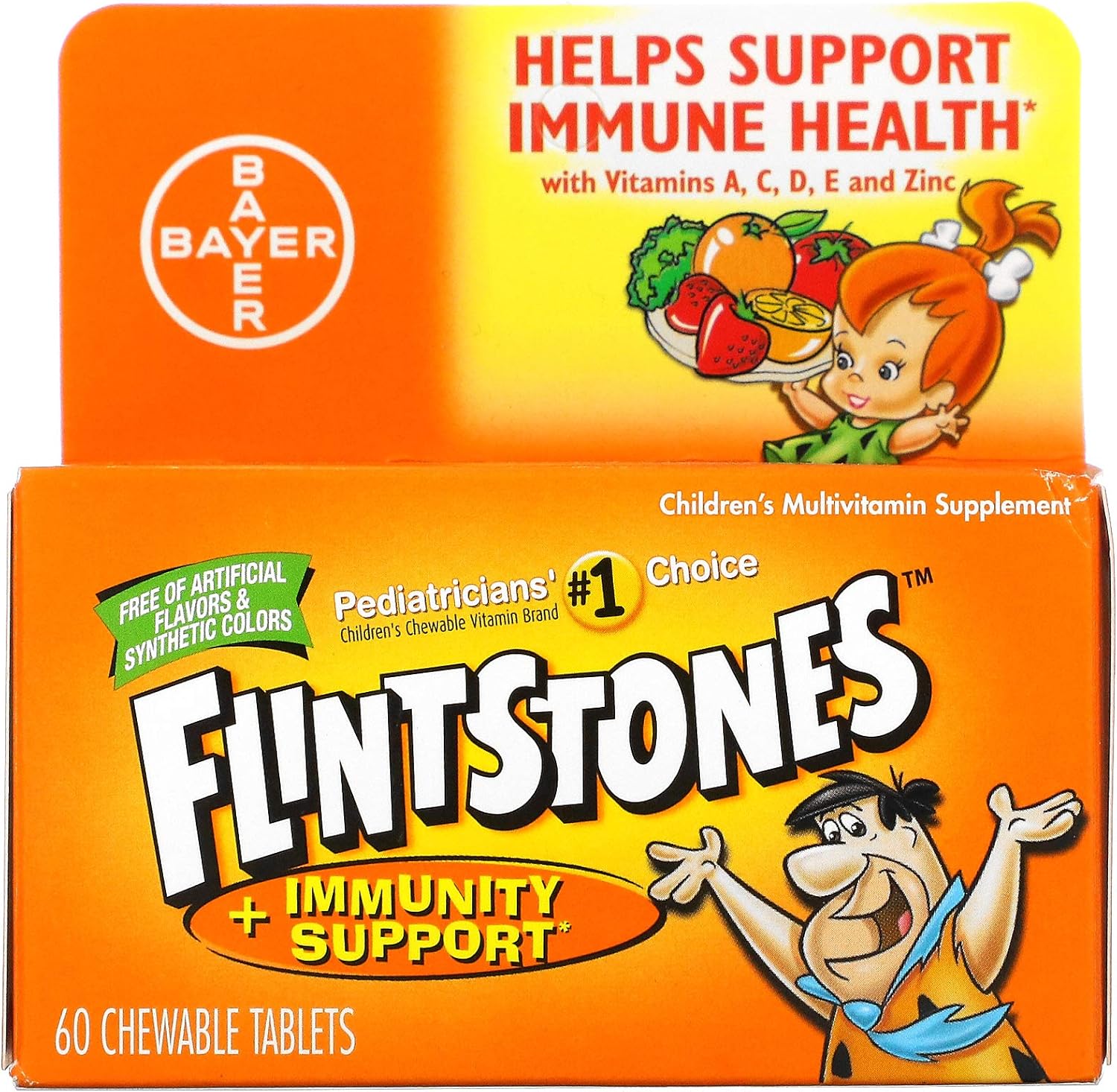 Flintstones Multivitamin + Immunity Support Chewables - Fruit Flavor - 60 ct