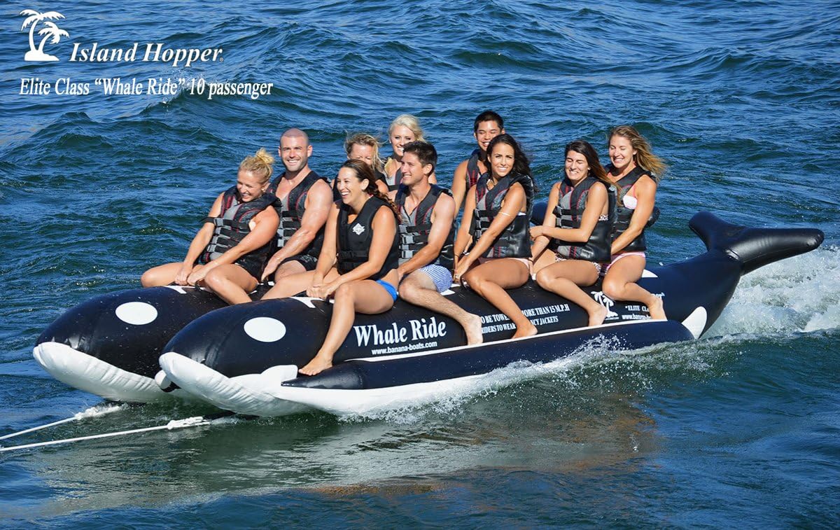 Island Hopper Whale Rider 10 Passenger Elite Class Heavy Commercial Banana Boat
