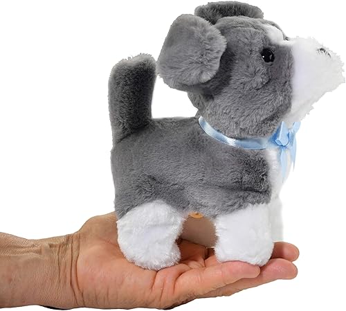 Miniatura 6 de Home-X - Schnauzer juguetes para perros eléctricos mascotas interactivas animales de peluche