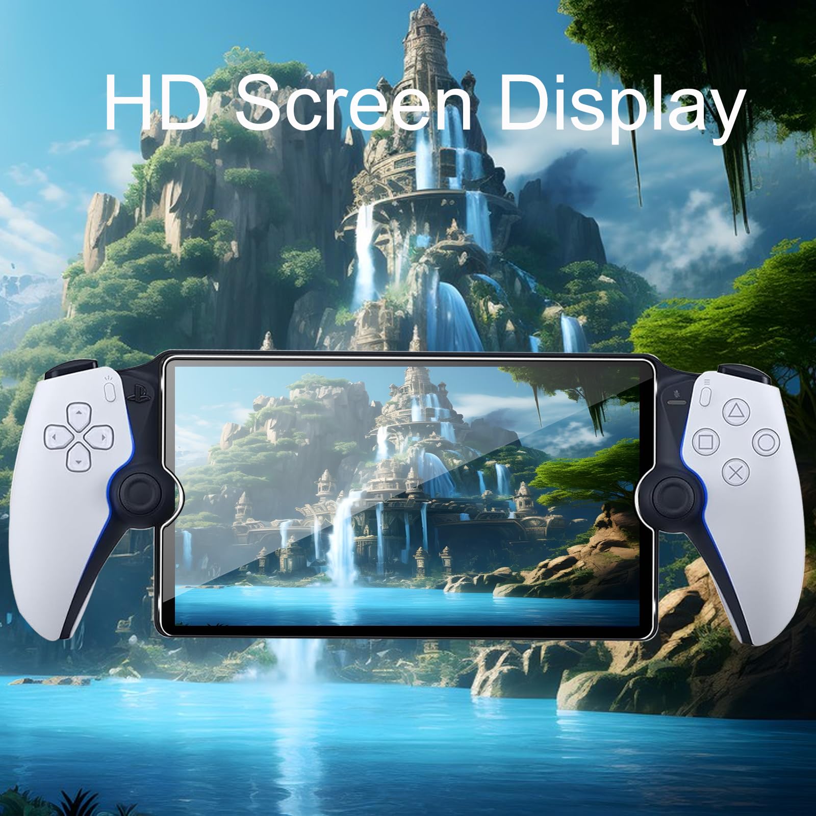 2 Piezas Protector de pantalla para Sony PlayStation Portal, Premium Cristal Vidrio Templado 9H Dureza, Anti-Arañazos, Alta Definicion Transparente Protector de Pantalla