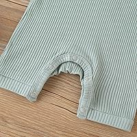 Vista 5 de Mameluco de algodón y lino para bebés, recién nacidos, para verano, sin mangas, conjunto de ropa