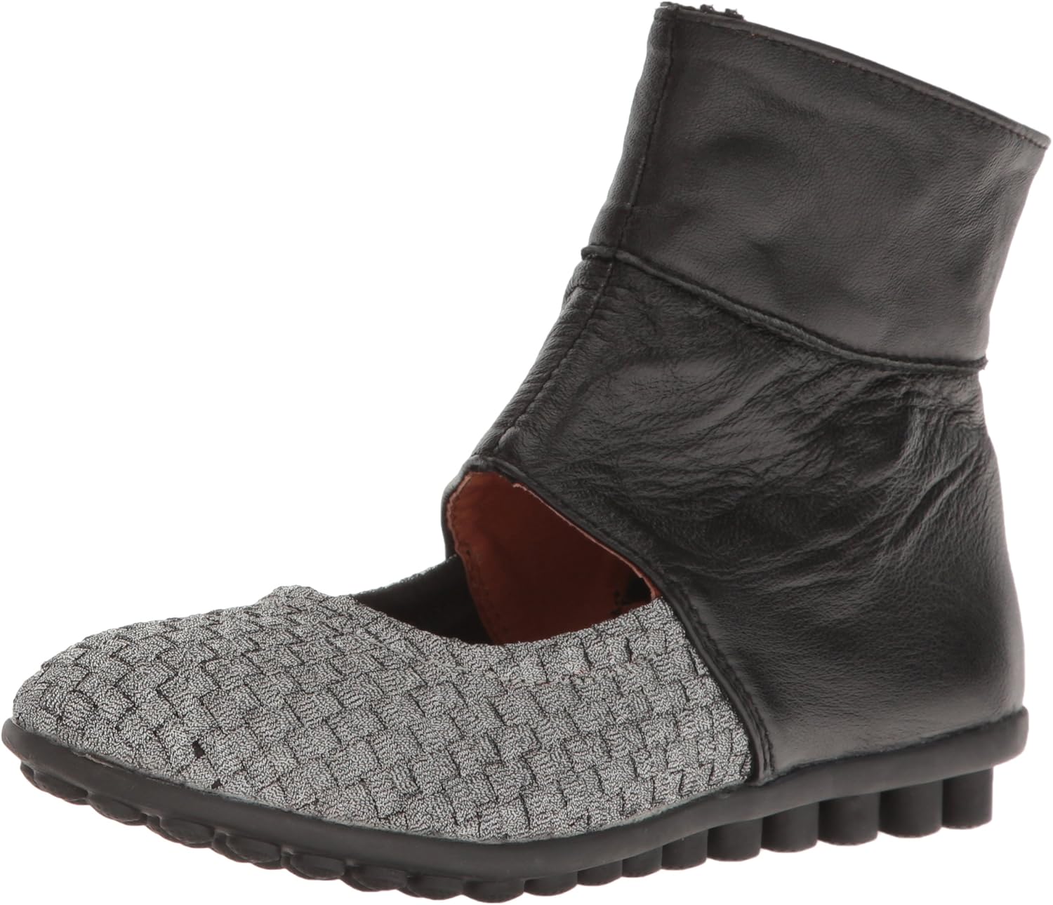 Bernie Mev Women's Velocity Ballet Flat, Pewter, 40 EU/9.5-10 M US