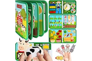 Quanquer Farm Busy Book: Engage Young Minds with Sensory Learning