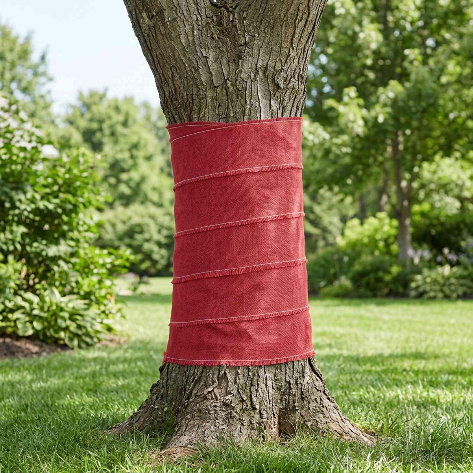 Homgoday Rollo Yute Natural 25 x 2500 cm Tejido Cuerda para Manualidades Decoracion Jardin Bricolaje