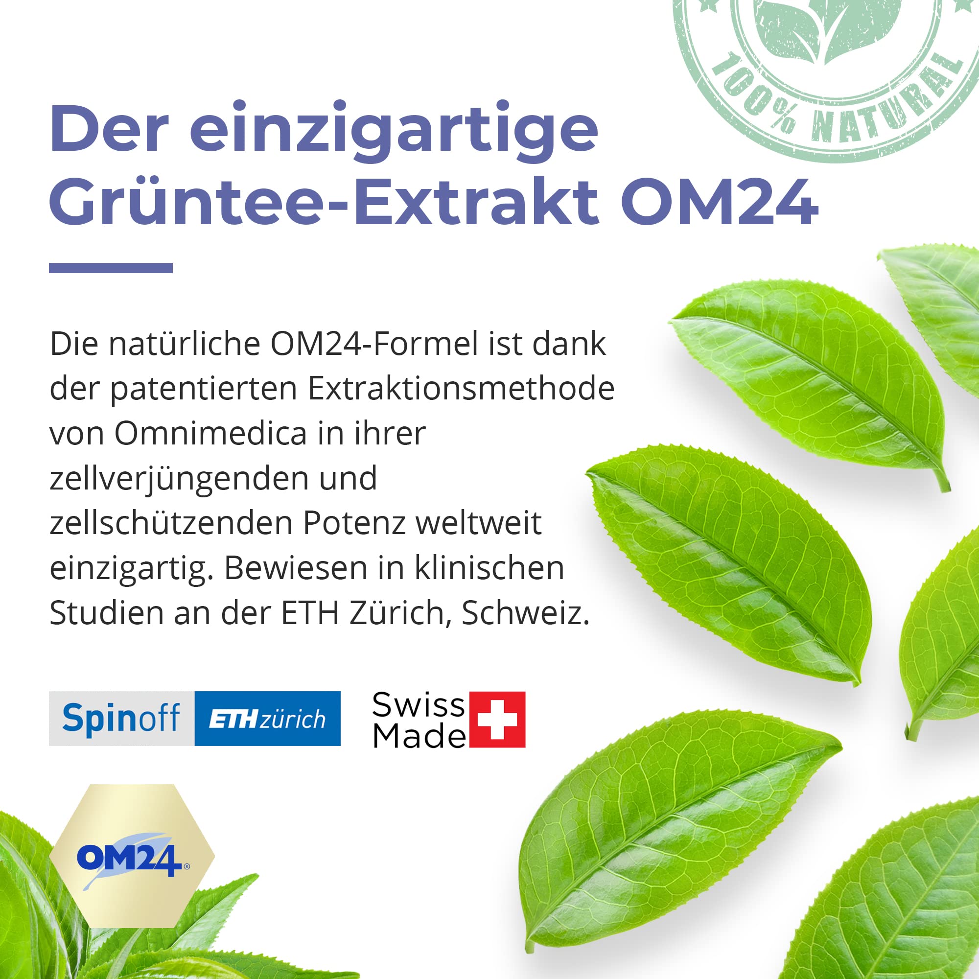 OMNIMEDICA Tablets Cell Vitalizer 500 mg, für mentale & körperliche Leistungsfähigkeit Tabletten mit natürlichem OM24 - Made in Switzerland, 60 Tabletten