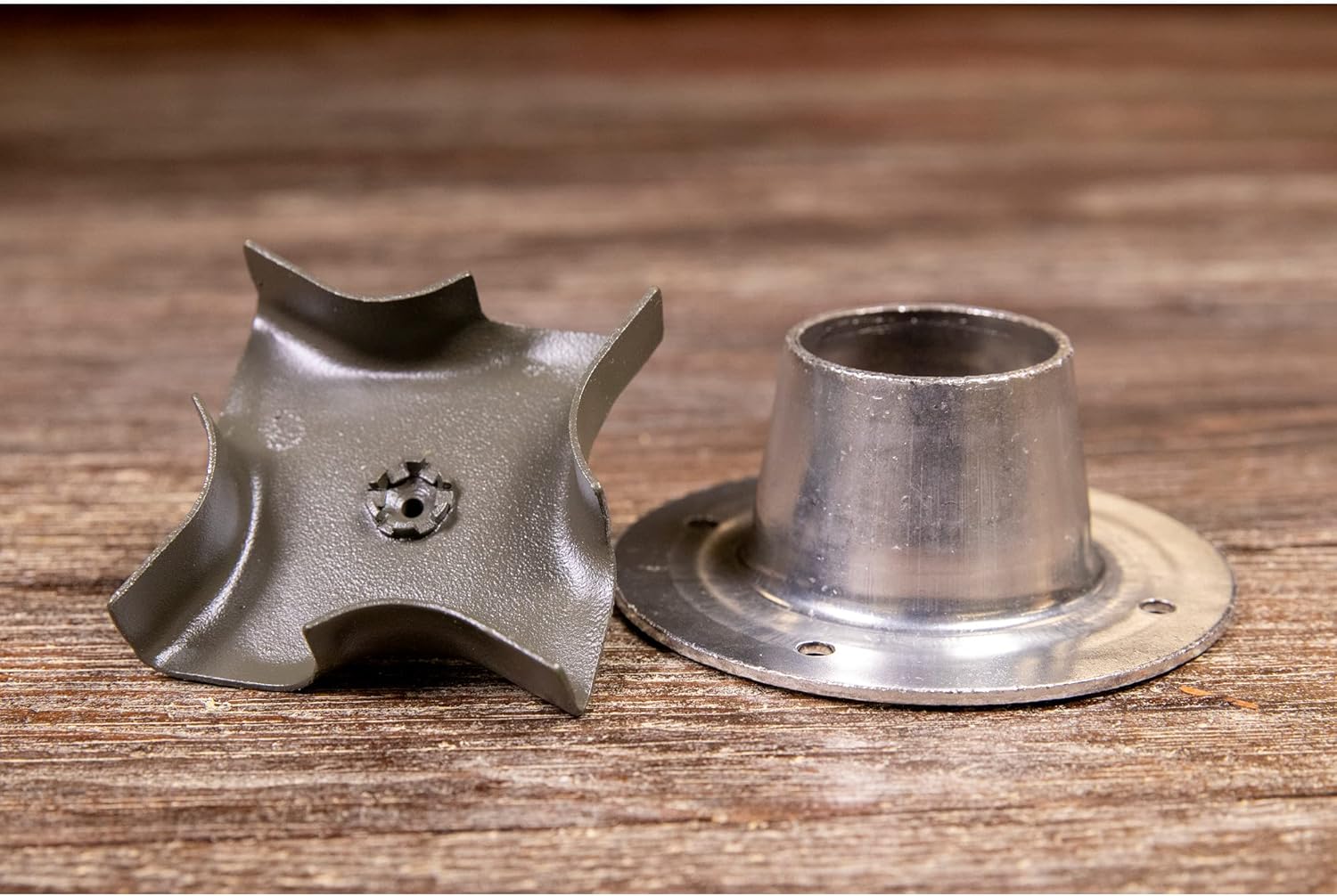 Moultrie Metal Spinner Plate & Funnel Kit | Powder-Coated Metal | 4 outlets